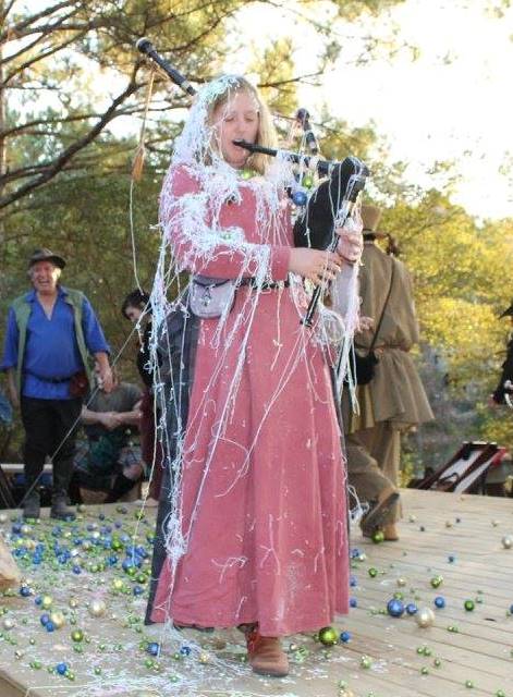 Bagpipe Fun at the Louisiana Renaissance Festival